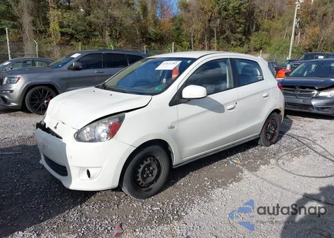 2015 Mitsubishi Mirage De/Rf from USA, damaged, VIN ML32A3HJ4FH006756